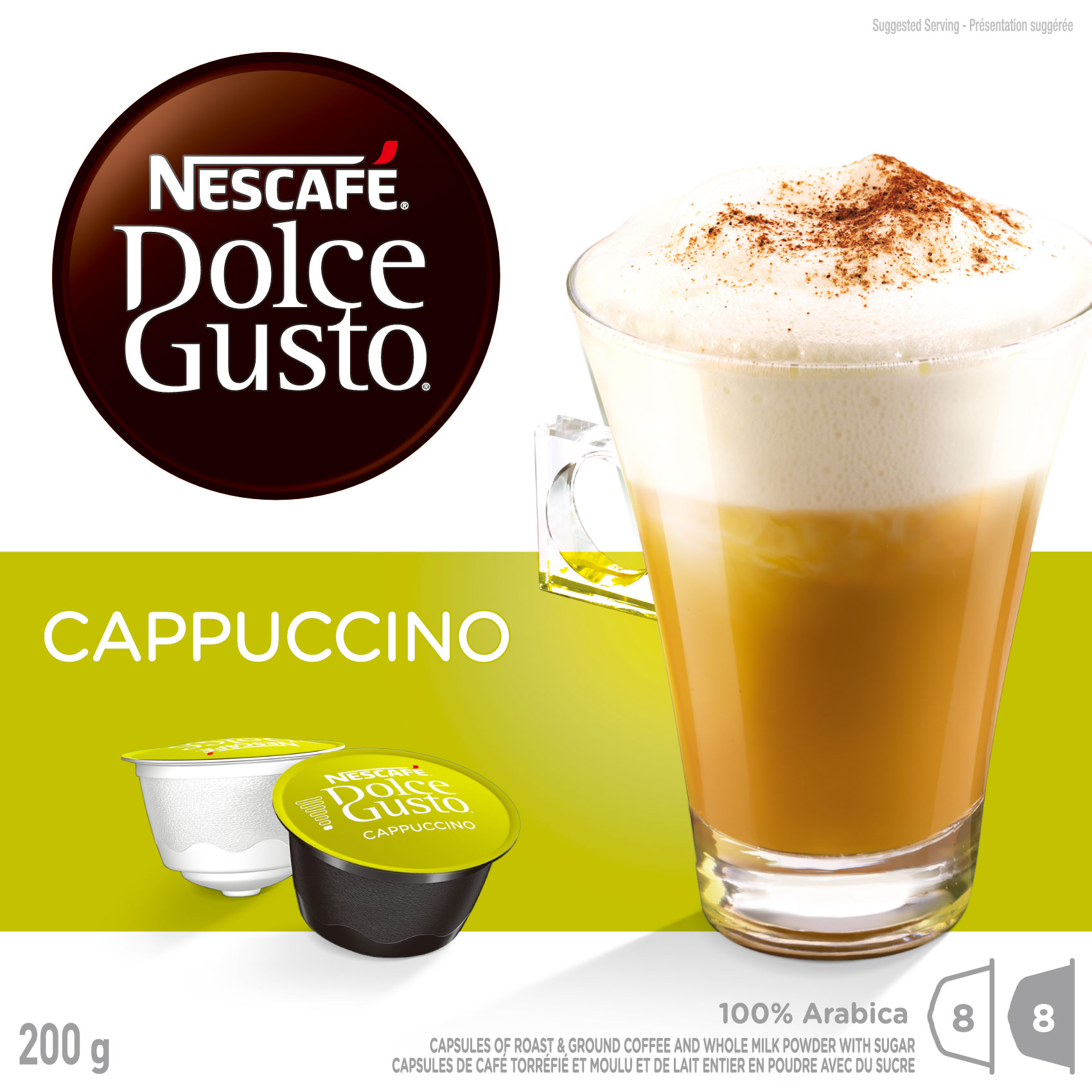 雀巢多趣酷思nescafe dolce gusto卡布奇诺咖啡胶囊