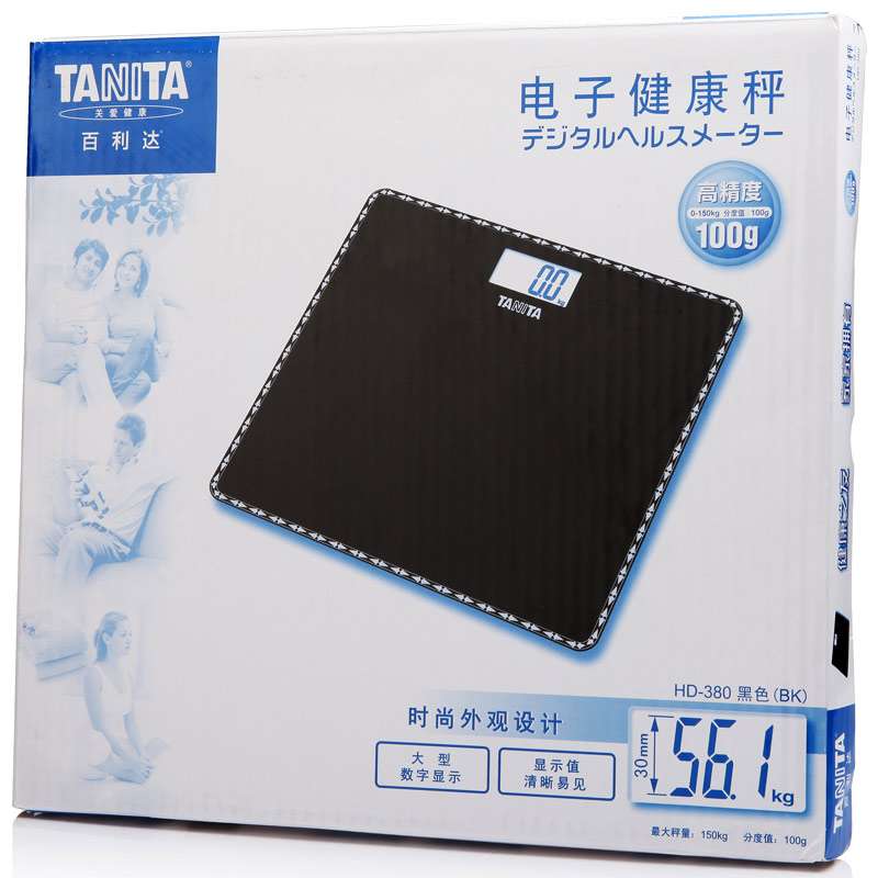 tanita日本百利达电子健康秤hd-380